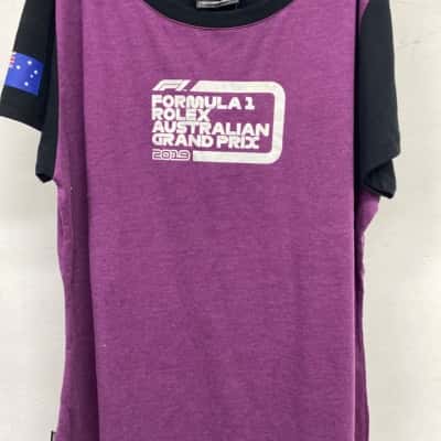 F1 Australian Grand Prix Kids  Size 12 Sport Top Black  / Purple 
