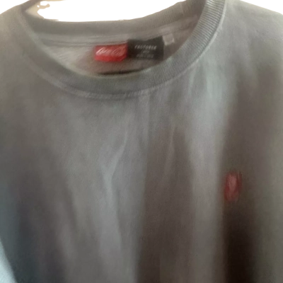 coca -cola  Men's  Size L Jumper Grey / Red 