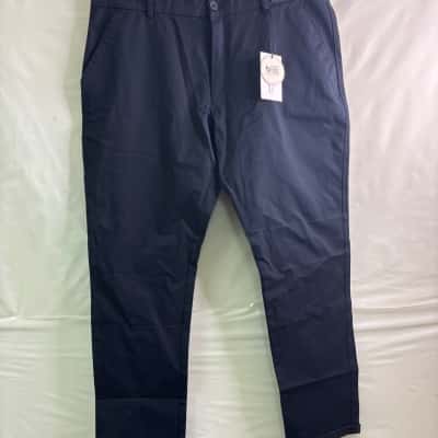 Yd. Mens Size 36 Chinos Navy Blue BNWT