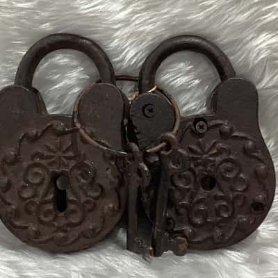 Decorative Vintage Style Cast Iron Padlocks 
