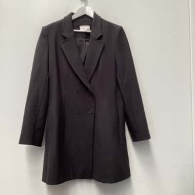 Veronika Maine Womens Long Coat  Size 16 