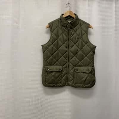 R.M. Williams Womens  Size 12 Puffer Vest Jacket Green / Olive 