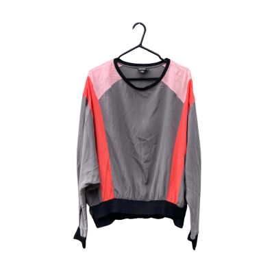 Womens DKNY Size S Crew Neck Silk Top Black  / Coral / Grey / Orange / Pink  