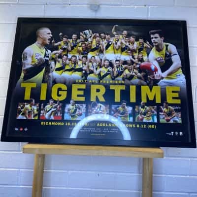 2017 AFL Premiers Tigertime Richmond 16.12 (108) Def Adelaide Crows 8.12 (60) Limited Edition of 1000