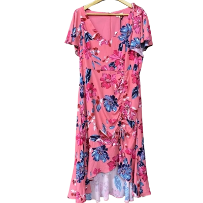 BNWT Portmans Womens Size 16 Floral Pink Dress 