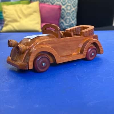 Vintage-looking Wooden Car