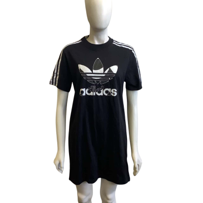 BNWT Adidas / Marimekko Women's Size 8 T-Shirt Dess Black 