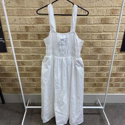 French Connection Womens long white dress Size 14 