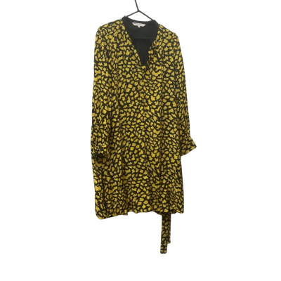 Women’s Veronica Maine Size 10 Mini Dress Black  / Yellow 