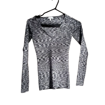 Kookai Women's Grey Long Sleeve Top Size 0 