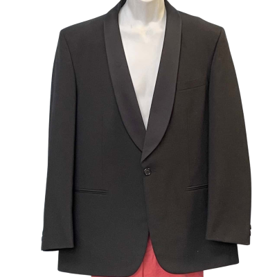 Ron Bennett Mens Size 32 Black Dinner Suit