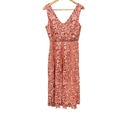 Alannah Hill Coral Pink Lace Dress Size 10