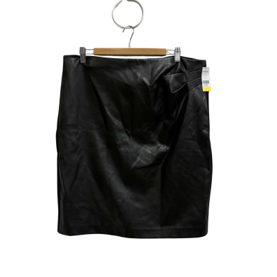 Basque Womens Size 16 Faux Leather Skirt