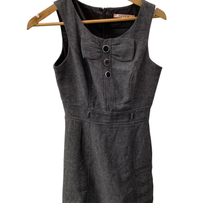 Review Womens  Size 8 / S Casual Dress Black  / Grey 