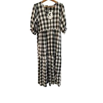  Womens St Frock Size 12 Checked maxi dress