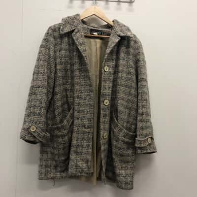 Sanro Vintage Womens  Size 16 Winter Coat Multicoloured 