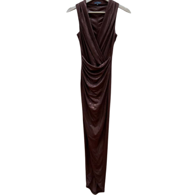 Sheike Womens  Size 6 Cocktail Dress / Formal Dress / Maxi Dress Brown 