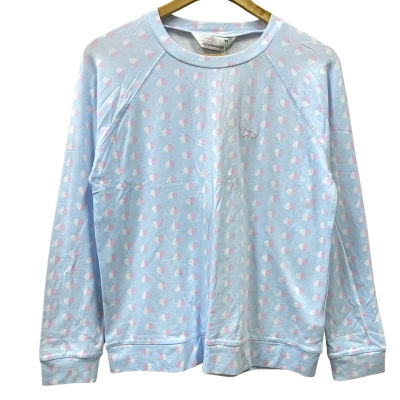 Peter Alexander Light Blue Heart Pattern Pyjama Top Size XS 