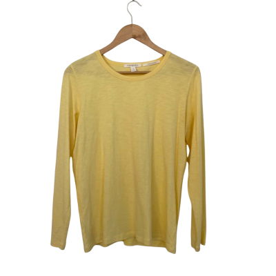 Trenery Womens  Size M Long Sleeve Top Yellow 