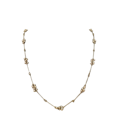 Avon Fashion Gold / Pearl Necklace 