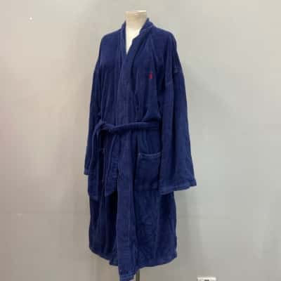 Polo Ralph Lauren Mens Blue Terry Velour Cotton 