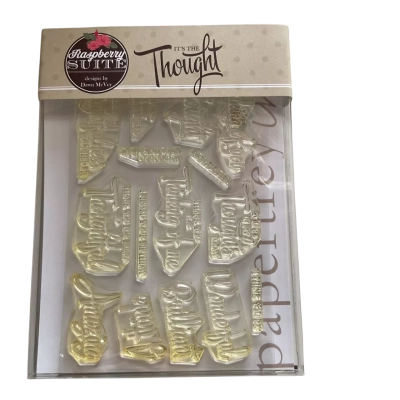 Raspberry Suite “It’s The Thought” 2016 Photopolymer Stamp Set
