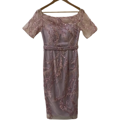 Jadore Womens  Size 8 Cocktail Dress Mauve
