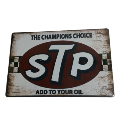 Brand New The Champions Choice STP  Metal Man Cave Aussie Car Sign #2270-1-pp