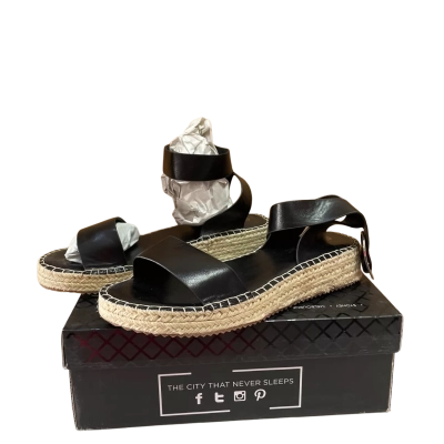 City Chic Womens  Size 42 Platform Sandals Black  