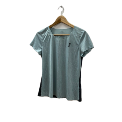 On Womens T-Shirt Green / Grey Size S