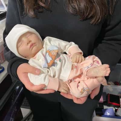 True To Life Looking Reborn Doll ( Excellent for Soon to be Brother / Sister & also Aged Care)    (Collect)