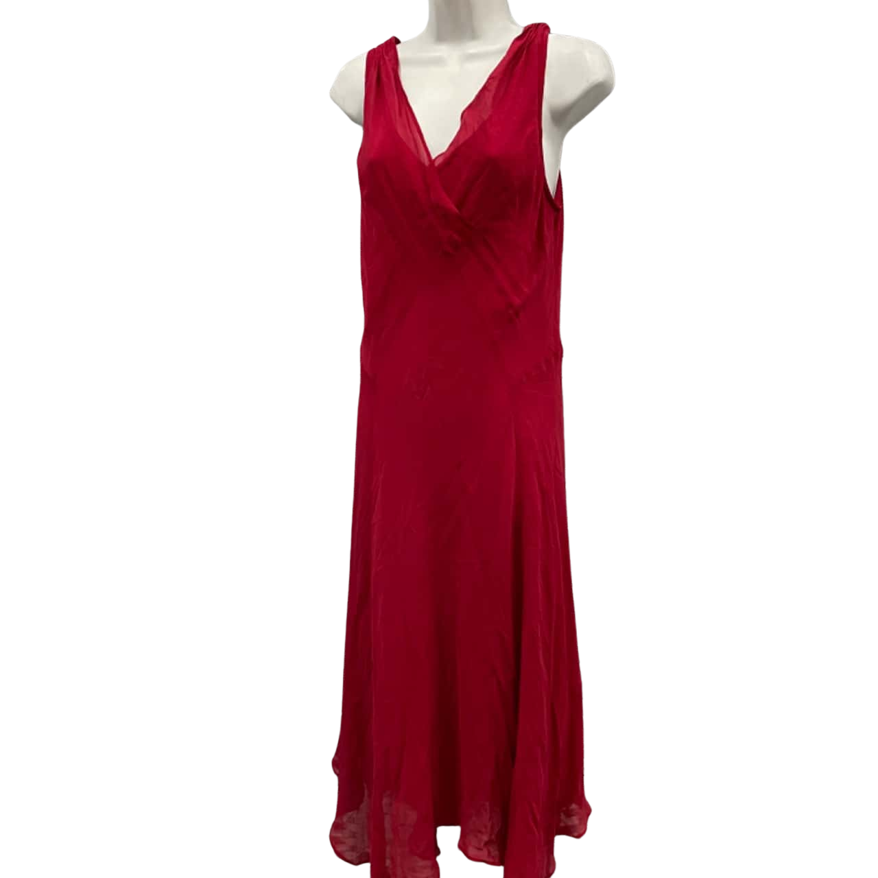 Blue Illusion Womens Size M Maxi Dress Maroon (s)