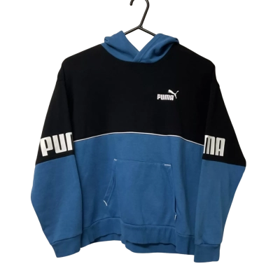 Kids Puma Size 11-12 Black & Blue Jumper