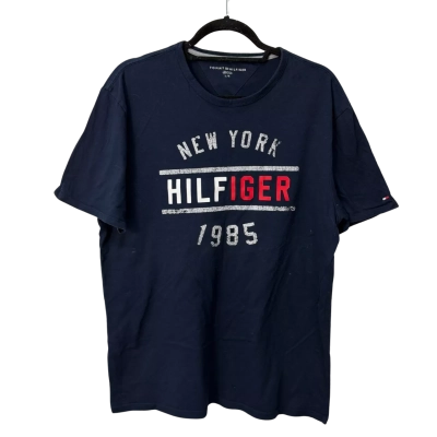 Tommy Hilfiger Mens  Size L Short Sleeve T-shirt Navy Blue 