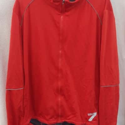  Mens Route 7 Size XL Sports Jumper Red 