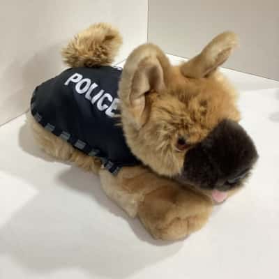 Keel Toys Signature Cuddle Puppies “Rex Police Puppy”
