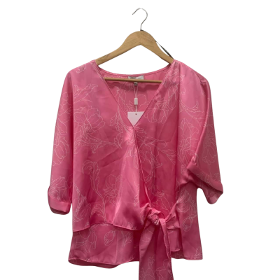 Wayne Cooper Womens Size 14 Pink Shirt