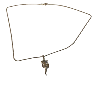 Silver Abstract Pendant 50cm