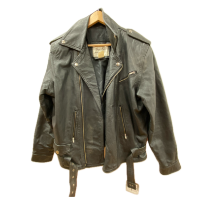  Liang Leather Womens Jacket Size L Black  