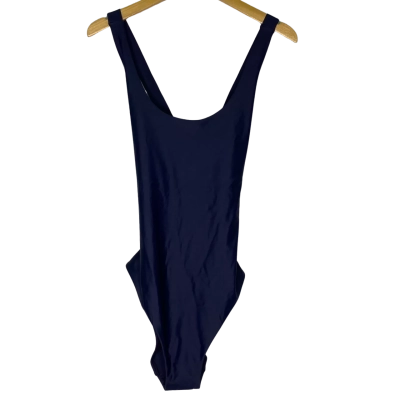 Okanui Womens  Size L Onepiece Bathers Navy Blue 