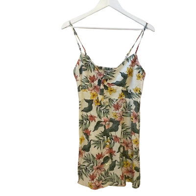 Piping Hot Womens  Size 12 Casual Dress Green / Pink  / Yellow 