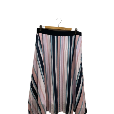 Portmans Womens Blue/ Teal/ Peach Skirt Size 16