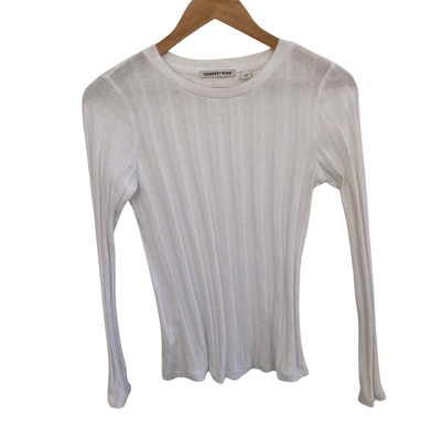 Country Road Womens  Size XS Long Sleeve Top White 