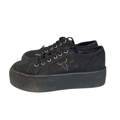 Windsor Smith Womens  Shoes Size 7 Sneakers Black  