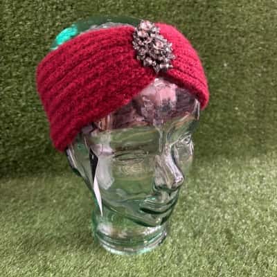 The Limited Maroon Knit Headband (New)