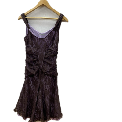  John Cavill Womens Dress Size 12 Black  / Purple 