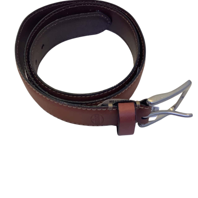 Brand New Fossil Mens Size 100/40 Aiden Genuine Leather Belt Brown 