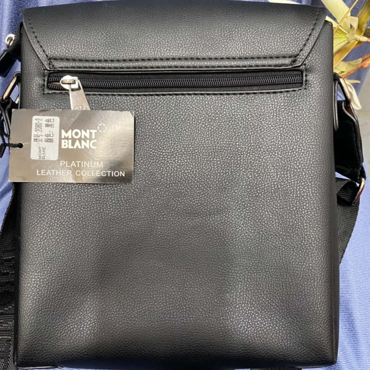 Mont Blanc Womens Black Messenger Bag