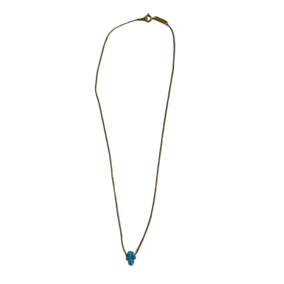  Womens 925 Sterling Silver Gold Plated Necklace 