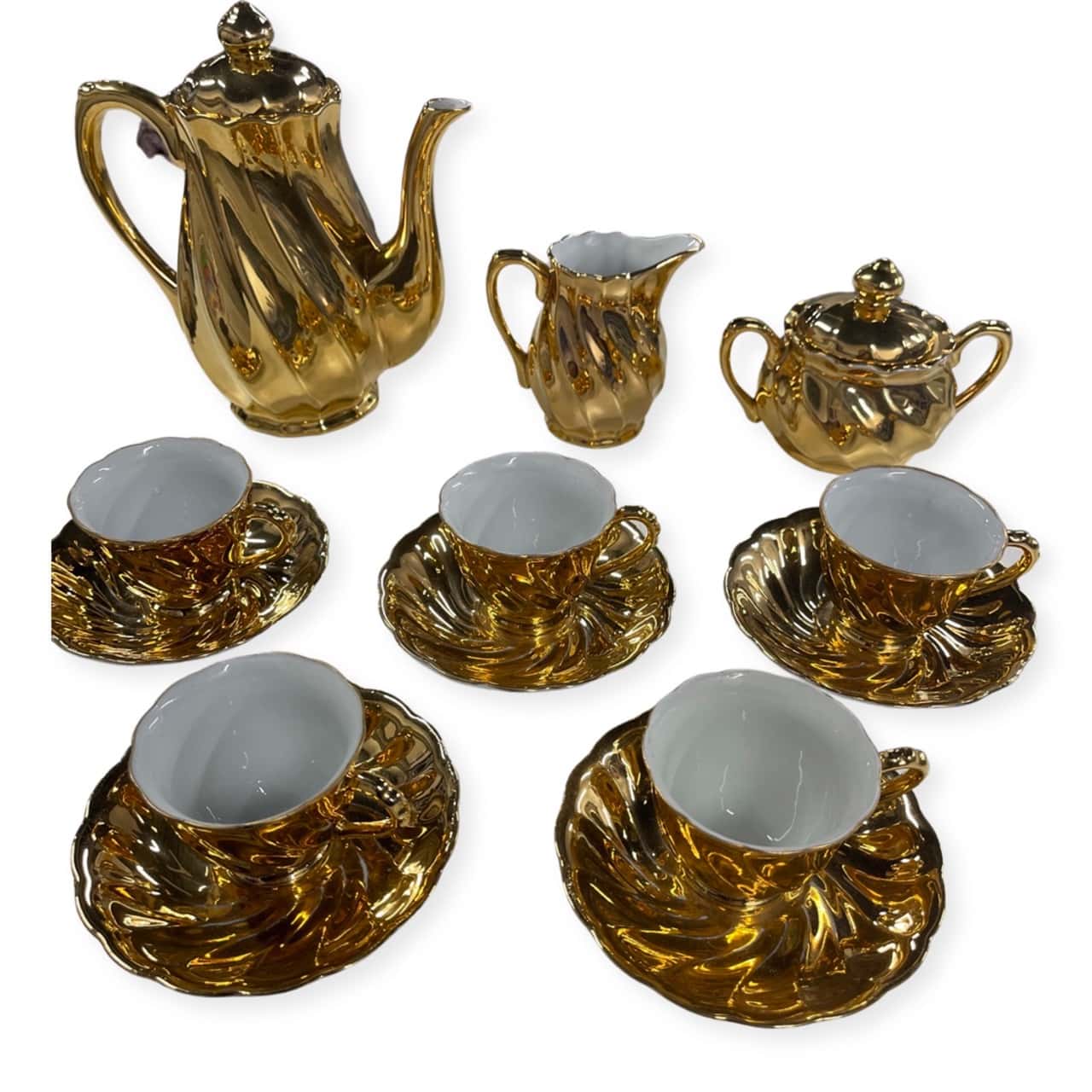 St kilda 13pc tea set (s)